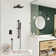 SlideLux 10 Inch 2-Function Rainfall Shower System with Slide Bar and Rough in-Valve