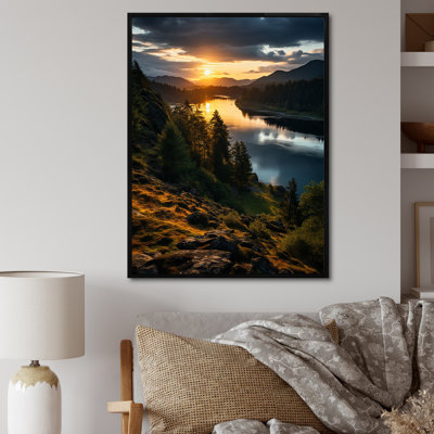 Oregon River Landscape II " Oregon River Landscape II "