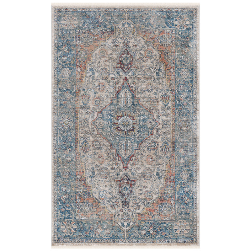 Rumsey Performance Oriental Rug, Rectangle 6' x 9'