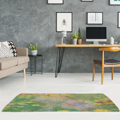 Chenille Floral Indoor Rug