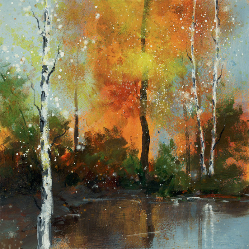 Hinterland 7 par DAG, Inc - peinture sur toile tendue, H 20 po x l 20 po x P 1,25 po