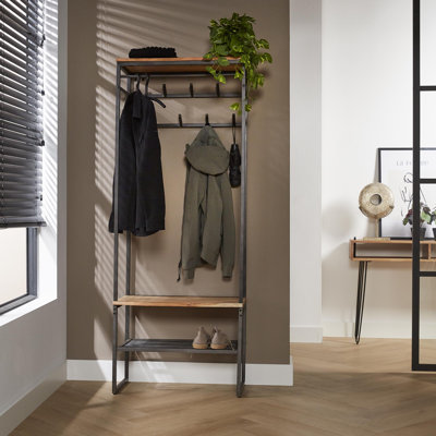 Aerolynn Hall Tree 70cm Wide with Shoe Storage