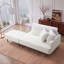 Chaise longue et tabouret rembourrés Mashawna-1772130835