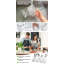 Porte-ustensiles de rangement pour couverts en plastique