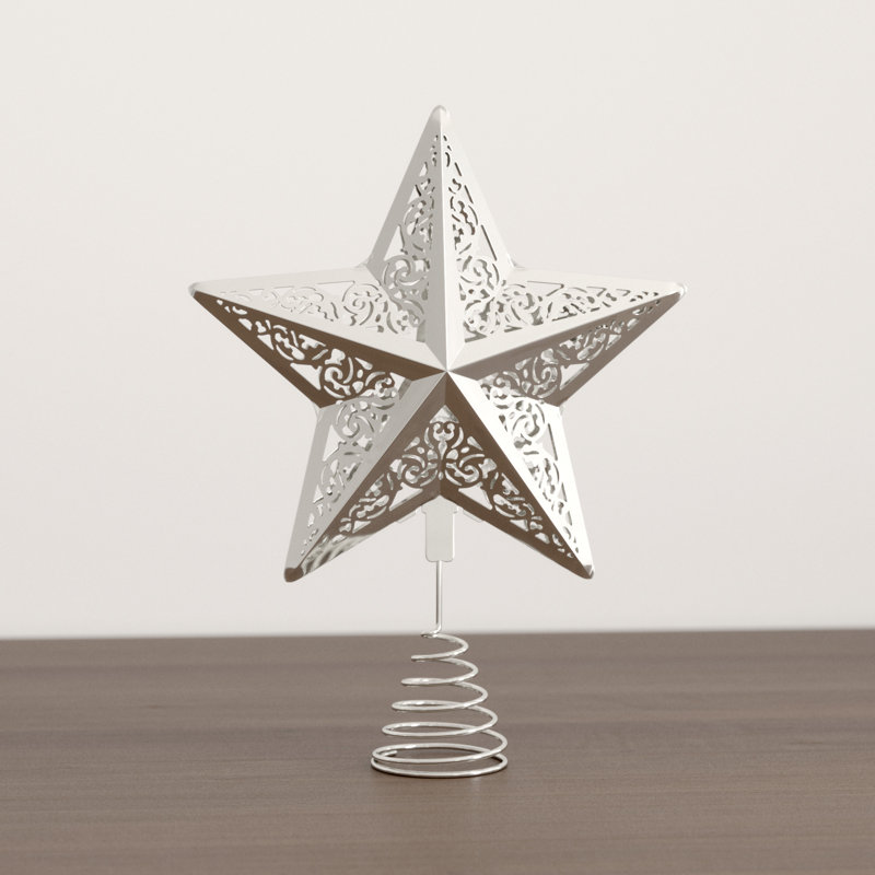 Christmas 30cm Metal Astrology & Stars Tree Topper
