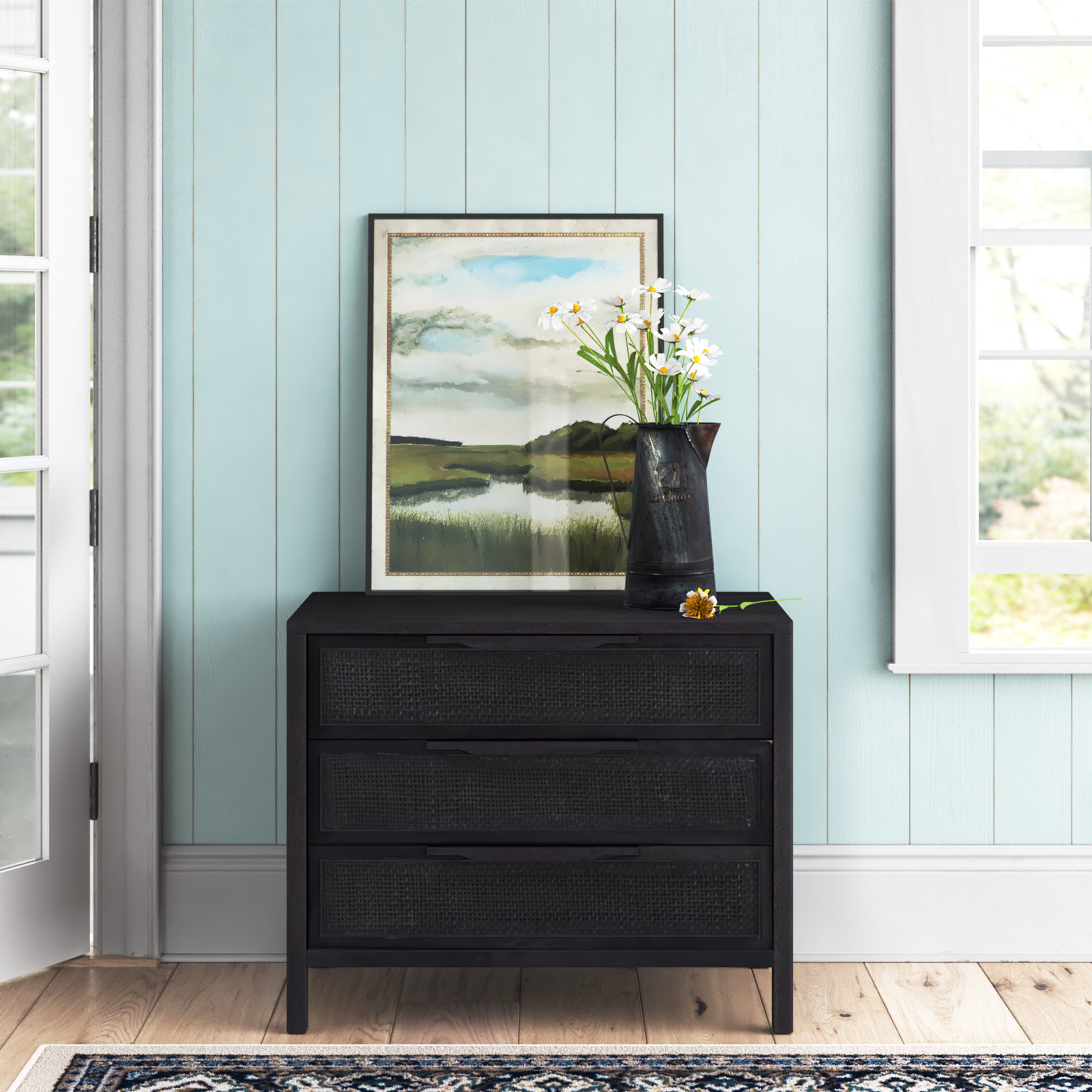 Nellie 32" Mango Dresser, Black