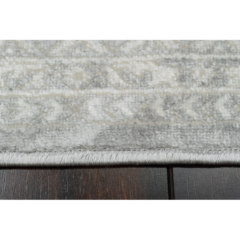 Clarissa 6.7X9 19903-890 BEIGE/GREY, Rectangle 6'7" x 9'