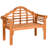 Daphie Solid Wood Eucalyptus Outdoor Bench