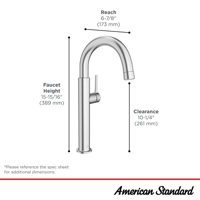 American Standard Studio S Kitchen Faucet, Polished Chrome