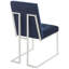 Chaise contemporaine à dossier bleu (2) - Sièges et pieds pour une expérience de luxe Chaises modernes avec (de 2) élégantes et sophistiquées