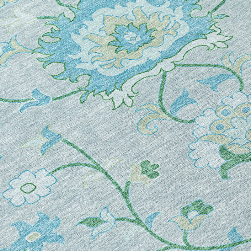 Machine Washable Indoor/Outdoor Chantille ACN2291 Global Rug, Rectangle 10' x 14'