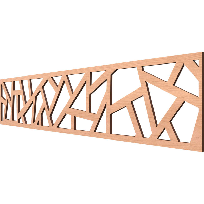 Moulure en bois Harrisburg, H 10 po x l 46,75 po x P 0,375 po, Aulne