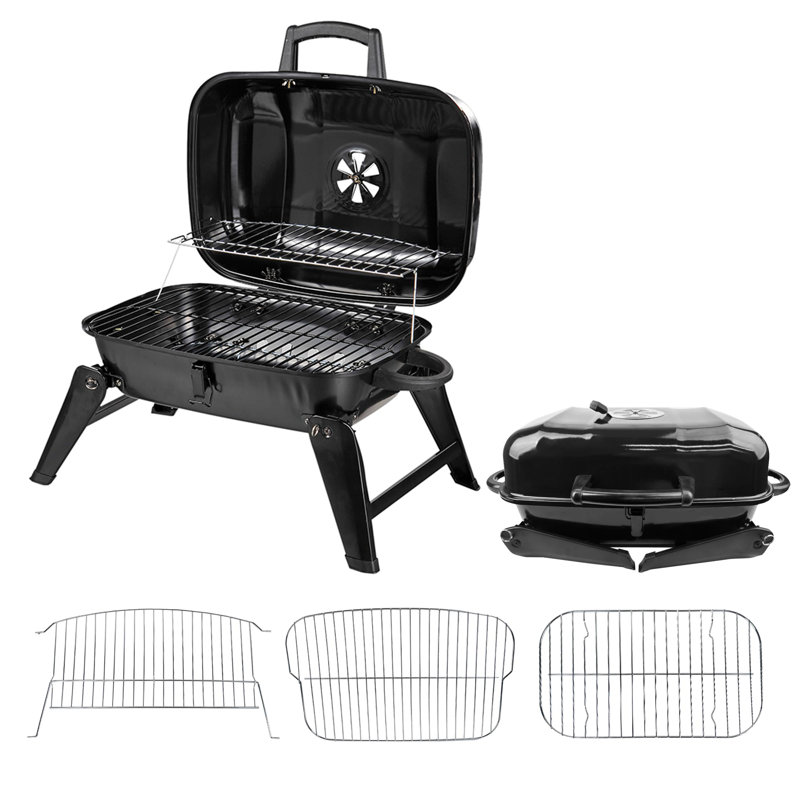 Alivio 25cm W Portable Charcoal Grill