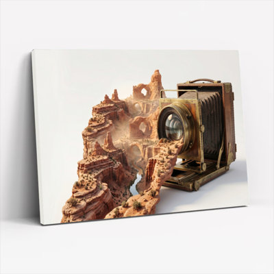 Caméra photo sur toile, ensemble de 1