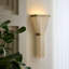 Jenessa Solid Brass 1 - Light LED Flush Mounted Sconce-1711788690