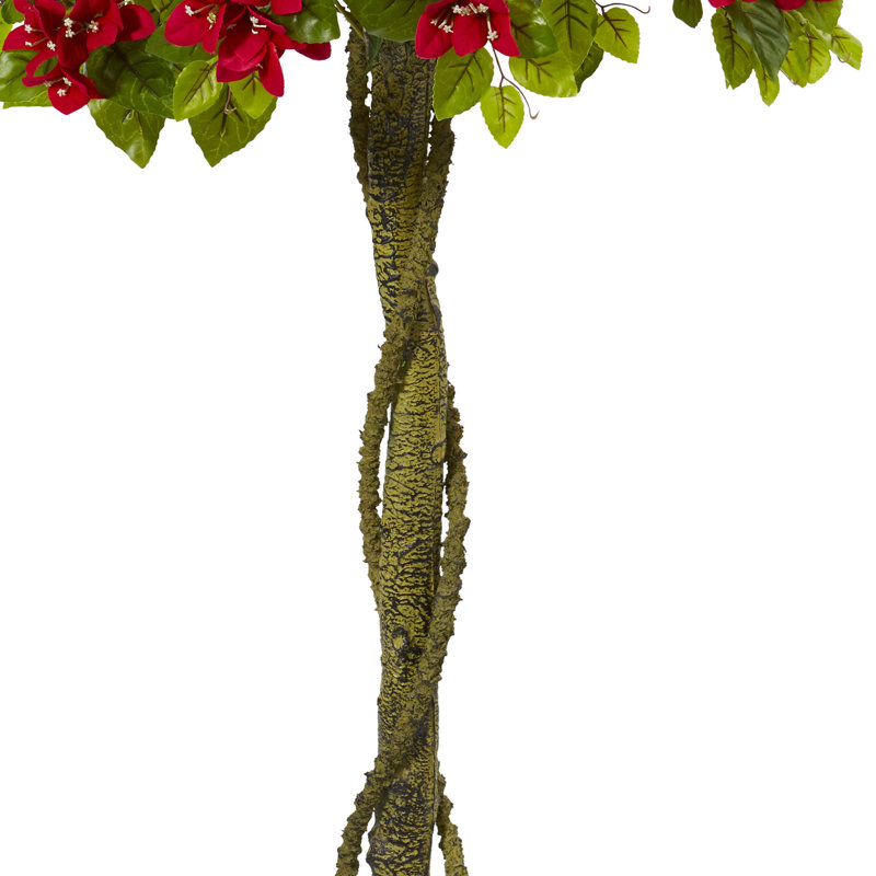 60'' Faux Ficus Topiary in Ceramic Planter