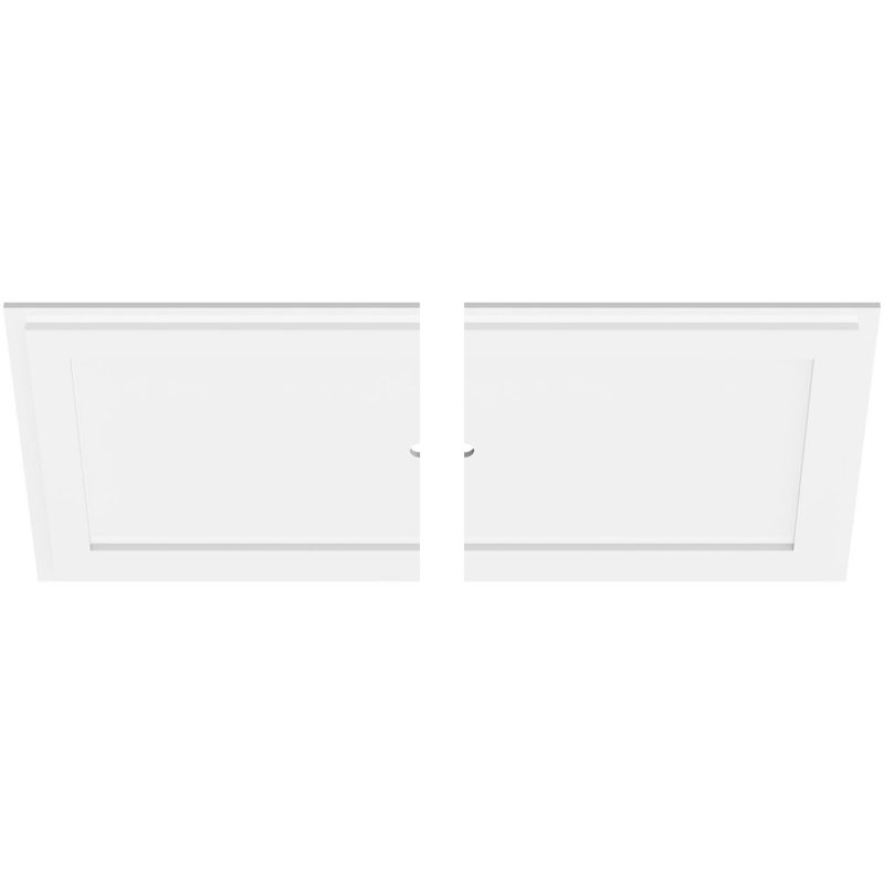 Médaillon de plafond contemporain en PVC de qualité architecturale 40 po x H 20 po x P 1 po x P 14 po x P 1 po