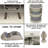 PETMAKER 3-Step Pet Stairs for Small Dogs, Tan