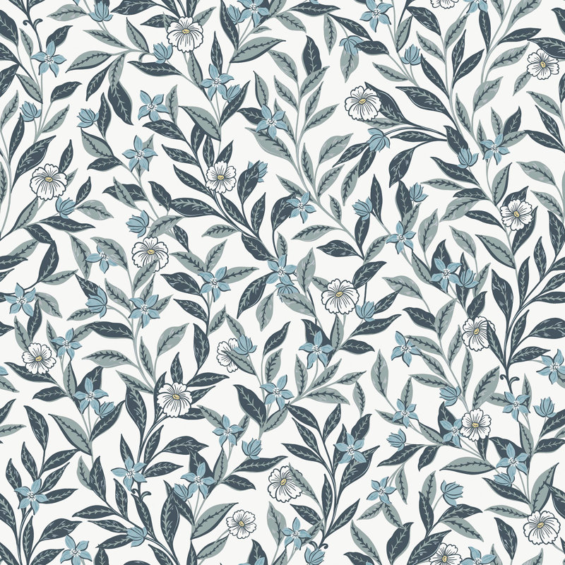 Katia 8.23m x 68.58cm Matte Wallpaper Roll, Grey
