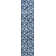 Mashawna Blocks Modern Geometric Navy/White Rug