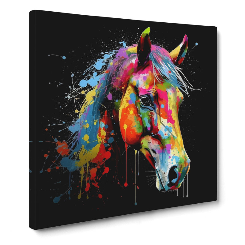 Horse Splatter No.1 - No Frame Print