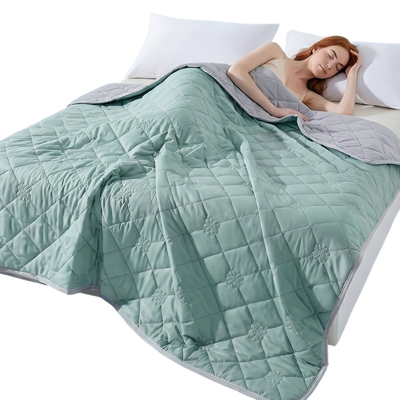 Courtepointe Aigbiot Home, 200x230cm, light green