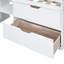 Lit mezzanine polyvalent avec plusieurs solutions de rangement et bureau roulant fonctionnel pour une utilisation efficace de l'espace-1739114348
