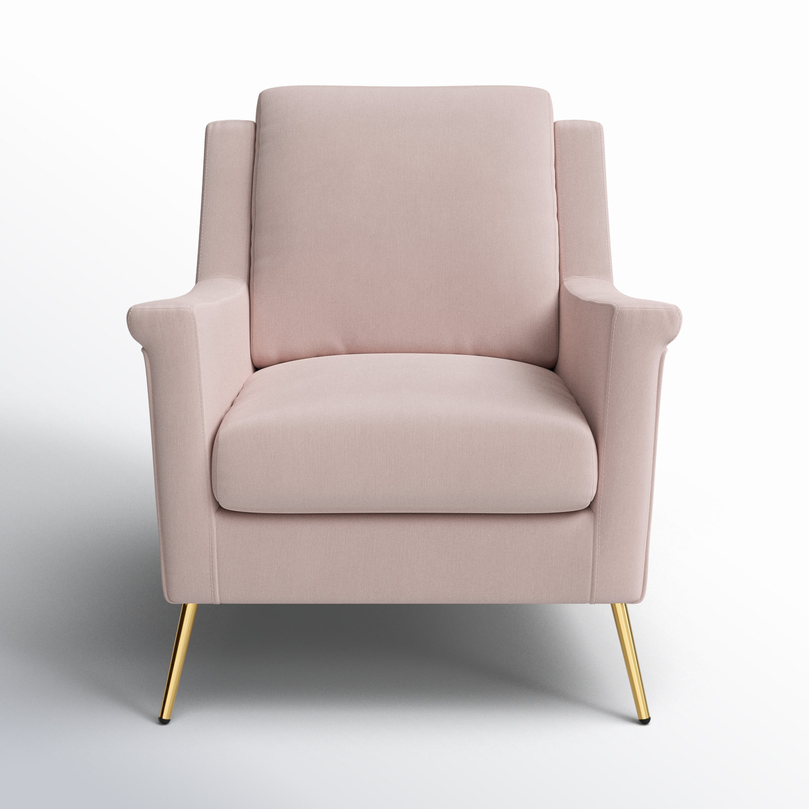 Gardella Armchair, Blush Velvet