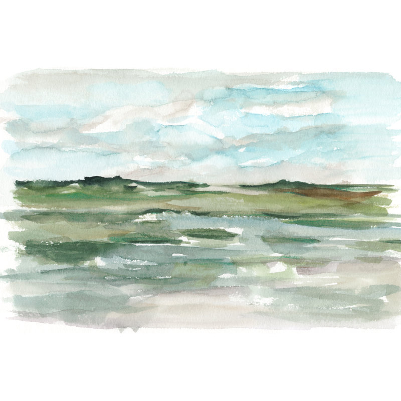 Impressionist View III by Ethan Harper - Painting, Black Floater Framed, 81 cm H x 122 cm W