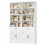 Bibliothèque de 78,7 po de hauteur avec 2 tiroirs, portes en X-936149600