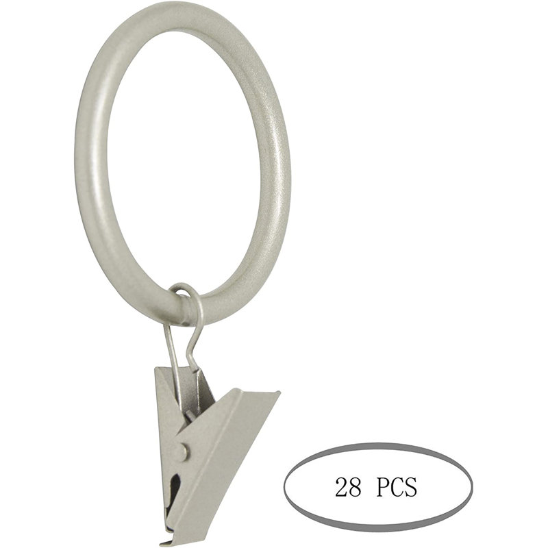 Curtain Rings, Pewter