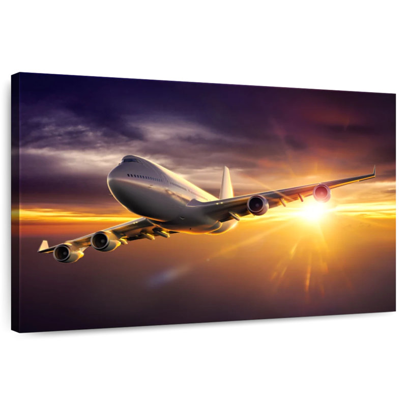 Mehar Sunset Plane, 20" H x 30" W