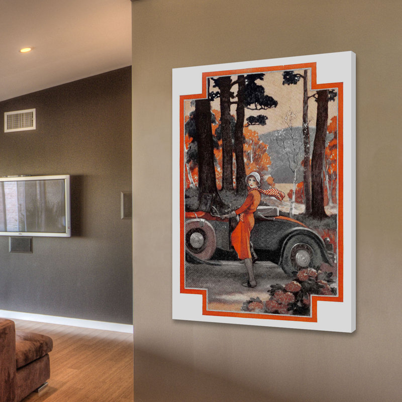 Lady - Wrapped Canvas Print, 76cm H x 51cm W