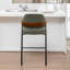 Tabouret de comptoir rembourré avec accoudoirs Devane-123161715