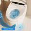Toilette intelligente avec couvercle à ouverture / fermeture automatique, bidet sans réservoir avec capteur de pied, siège chauffant et séchoir à air chaud
