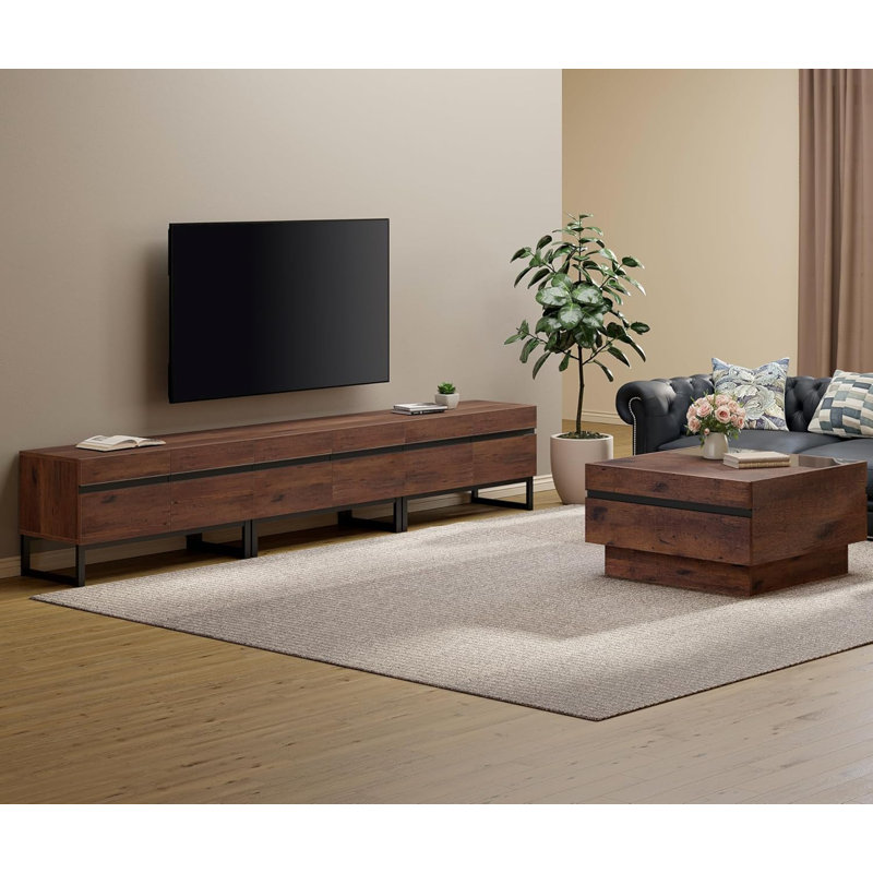 Ensemble de meuble télé et table basse 2 pièces Nellie