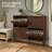 Shoe Cabinet With 4 Flip Drawers, Wooden Shoe Organizer With Hidden Storage, For Hallway And Entryway-1409516693-1409535885