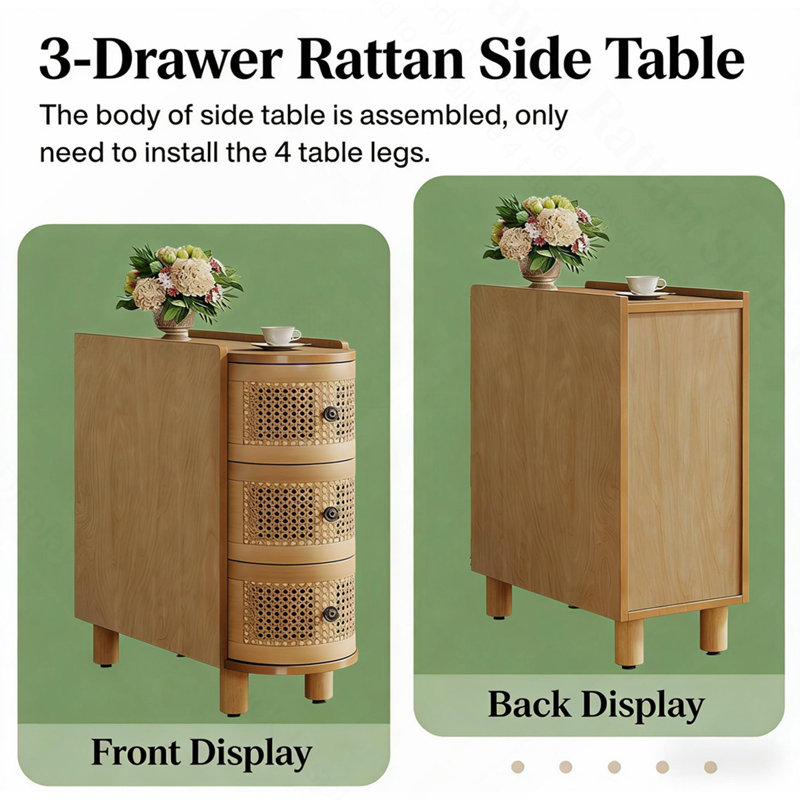 Wooden NightStand,End Table,Side Table