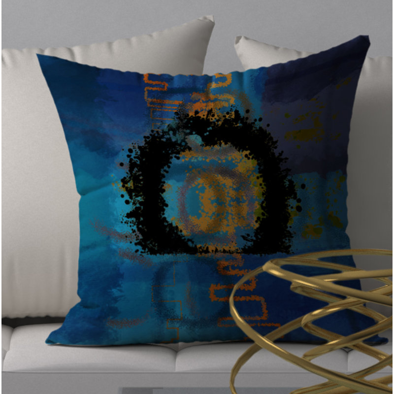  Housse et insert de coussin carré tendance Tangy, 24" X 24"