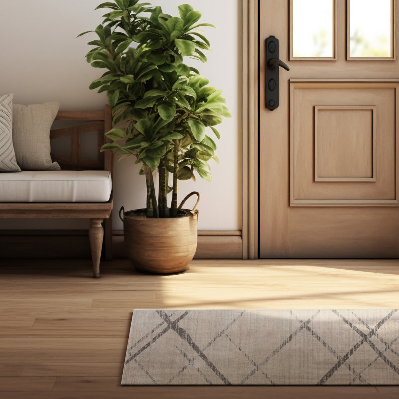 Kymiere Abstract Indoor Rug, Runner 2'3" x 5'