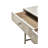 Water Solid Wood Top Metal Base Writing Desk
