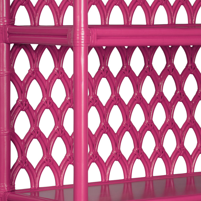 Casablanca Bookcase, Hot Pink