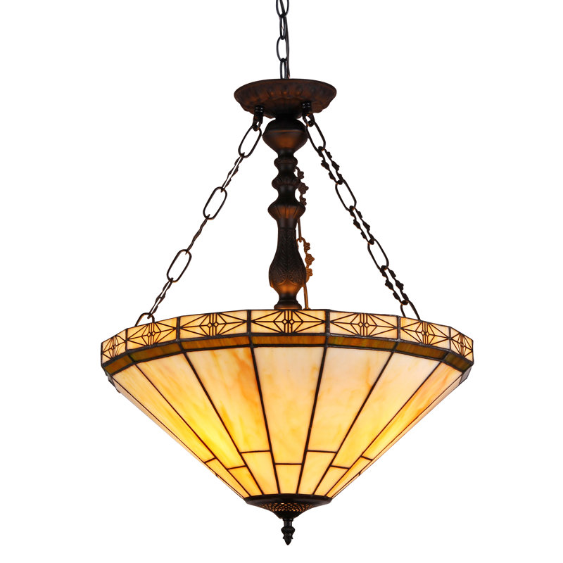 Charlotte 2 - Light Red Anti Bronze Single Pendant