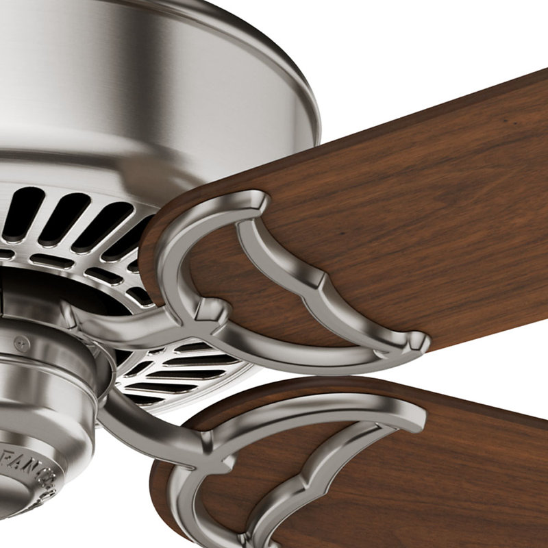 54" Panama Ceiling Fan And Handheld Remote, Brushed Nickel