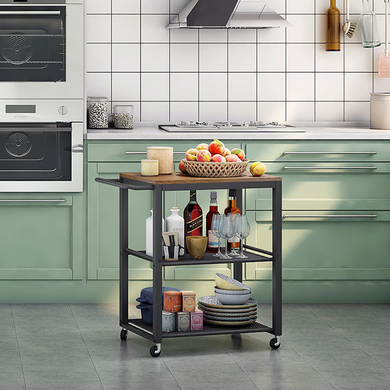 Charette Metal Bar Cart