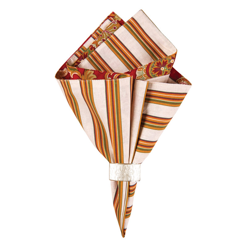 Serviette réversible en coton Barnard Jocelyn