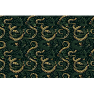 Snake Animal Green Bedding