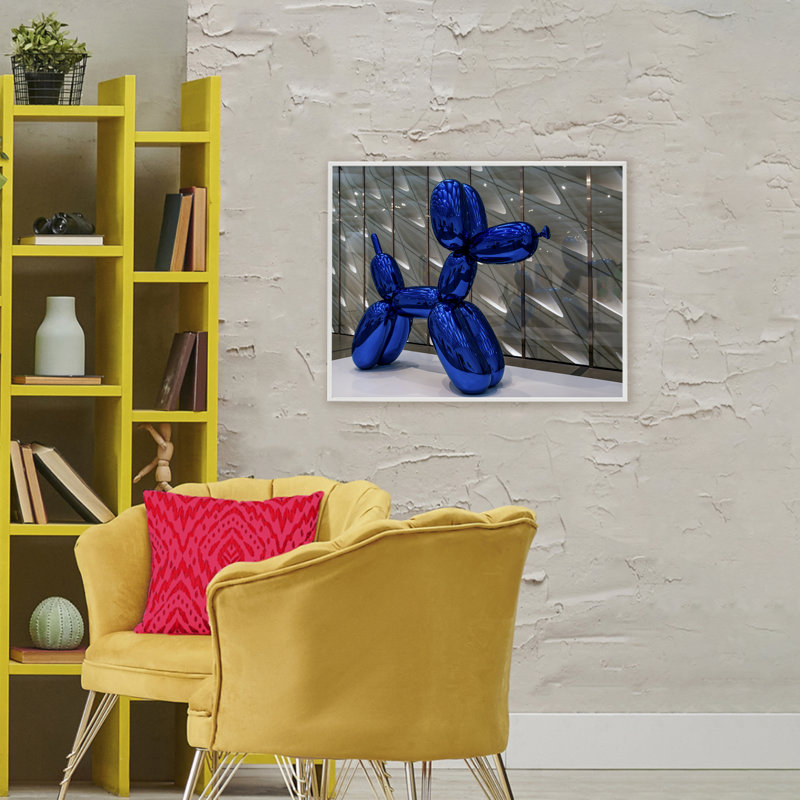 Koons Sculpture, photographie giclée encadrée, conception par Jeff Poe, H 24 po x l 30 po