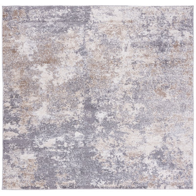 Hassell Abstract Light Gray/Gray Area Rug