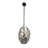 Bask Crystal Linear Pendant - 36"W - Matte Black/French Gold-133949067